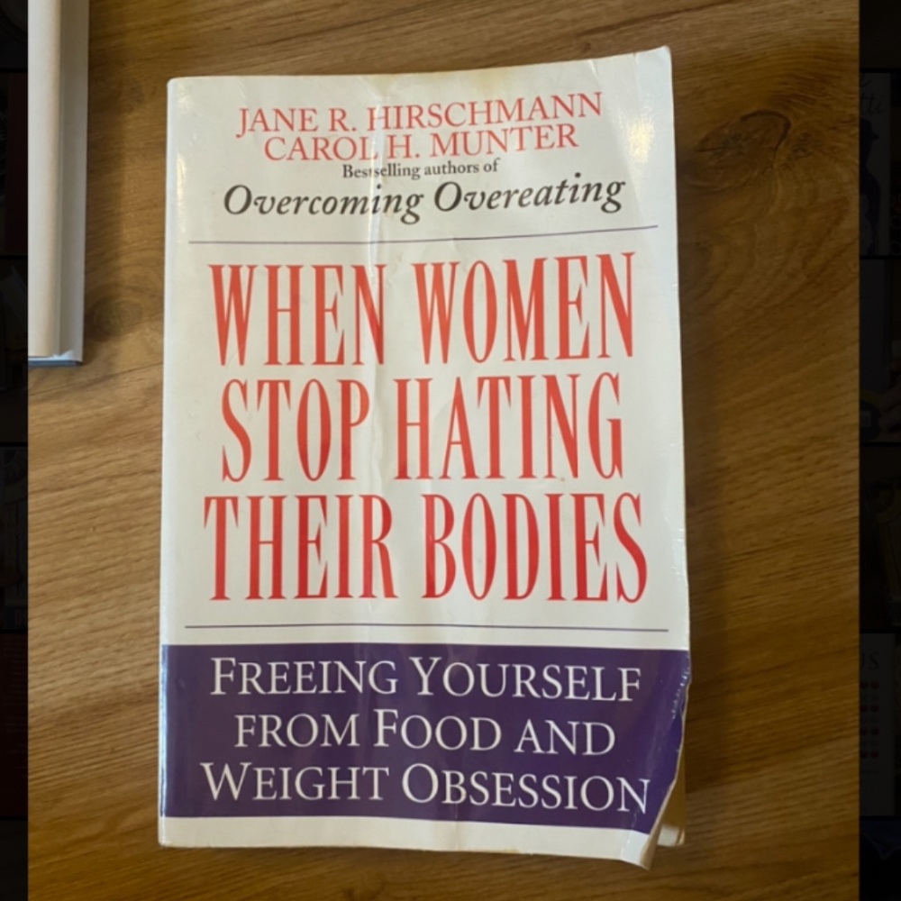 RARE!!!!📚1998 When Women Stop Hating Their Bodies by Jane Hirschmann Paperback
